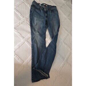 Levis Womens Jeans Blue Size 8 Classic Boot Cut Red Print Tag